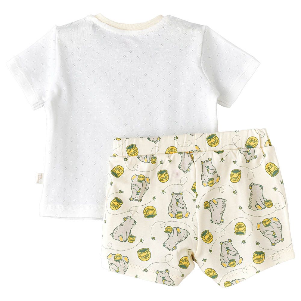 Elegant Kids - 2pc-Set - Tiny Trendsetter Boy's Cotton Tee And Shorts