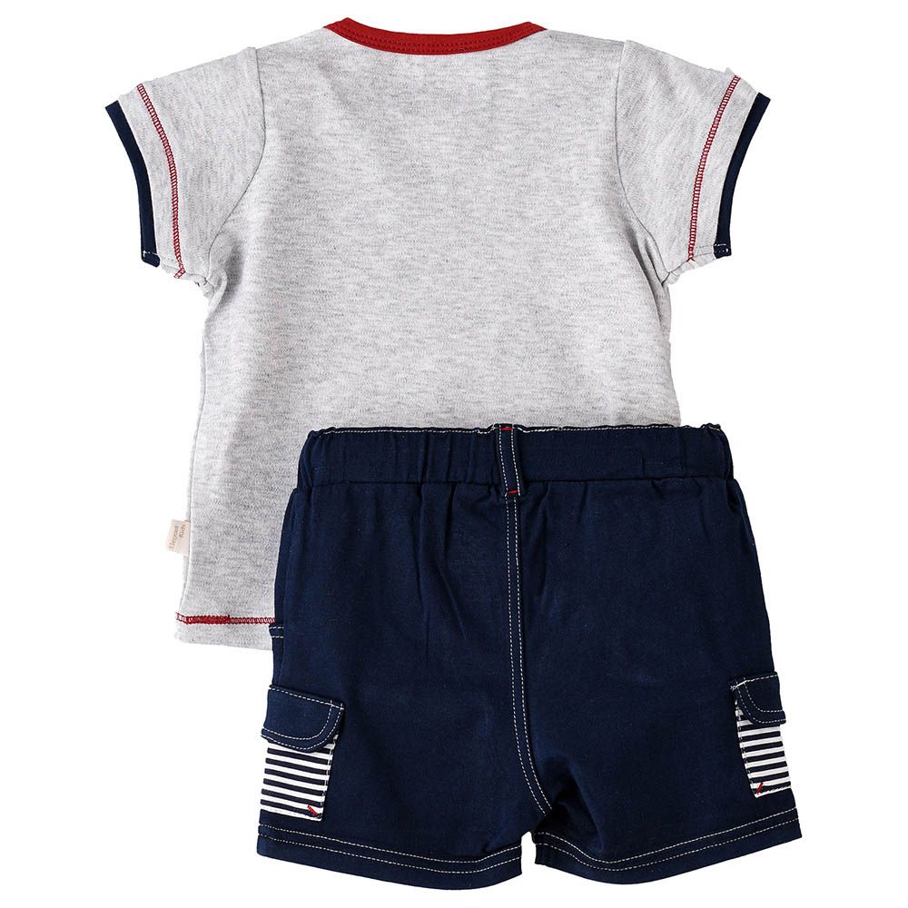 Elegant Kids - 2pc-Set - Tiny Trendsetter Boy's Breezy Tee And Shorts