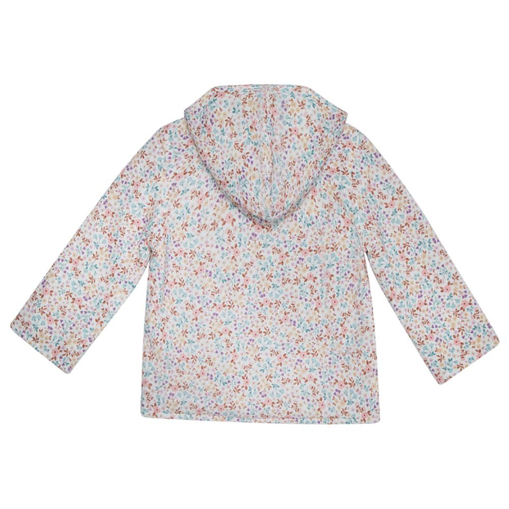 Jules & Juliette - Eldora Baby Hooded Jacket - Flowery Lilac