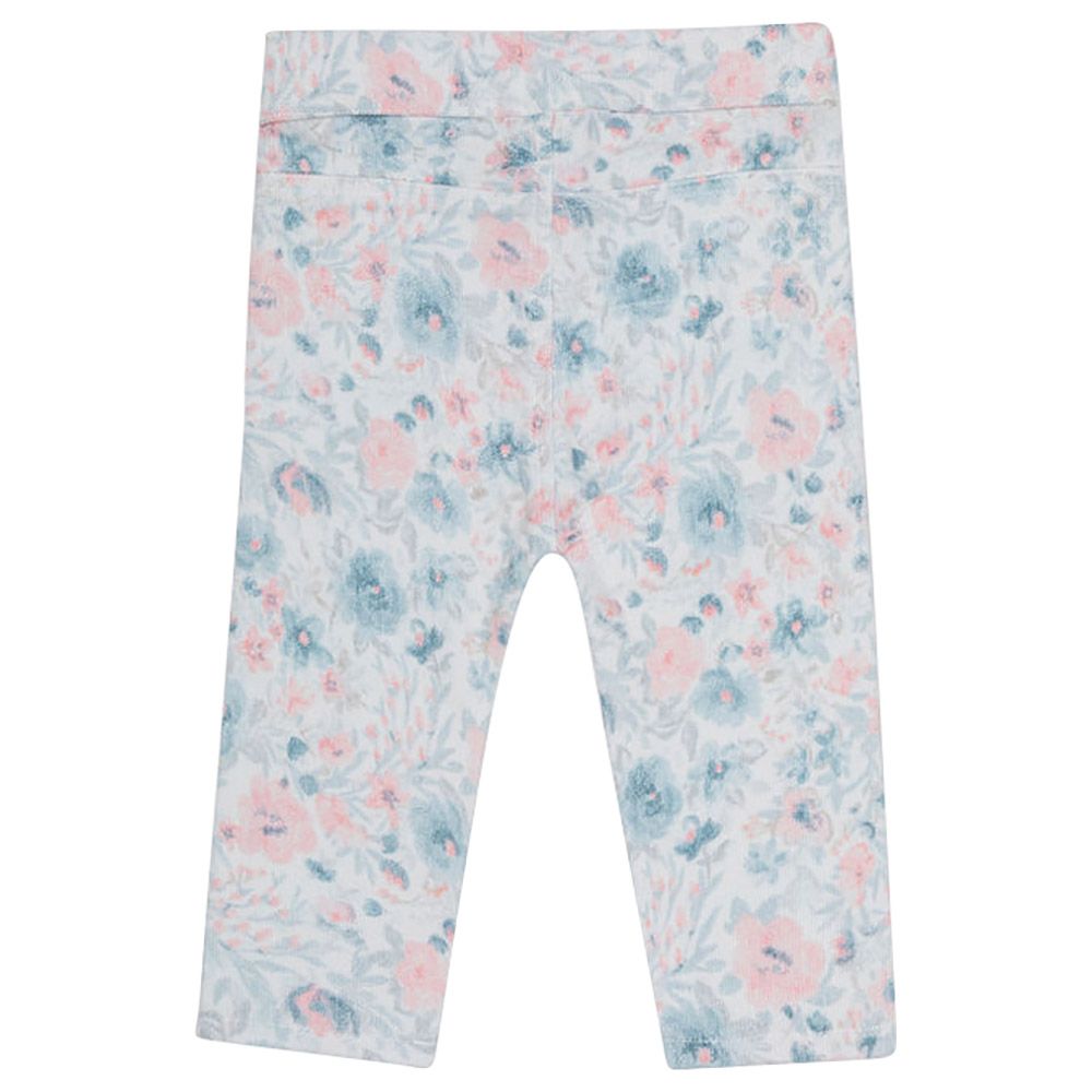 Jules & Juliette - Elga Baby Pants - Flowery Buds Pink