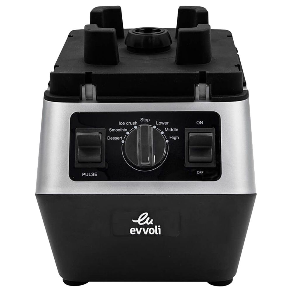 Evvoli - Ice Crusher Commercial Blender - Black - 2 L - 2200 W