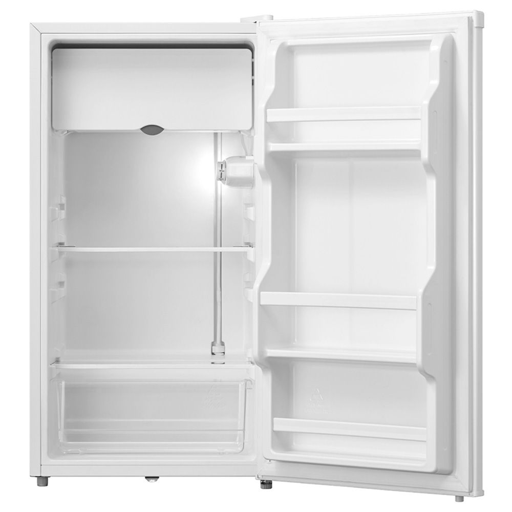 Evvoli - Single Door Mini Refrigerator - White - 90 L - 72 W