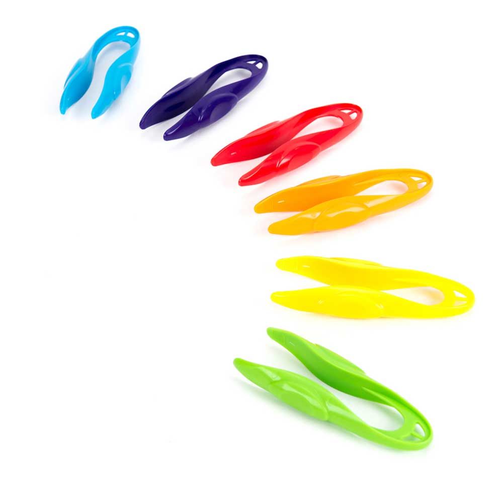 TTS - Fine Motor Plastic Grasping Tweezers - 12pcs