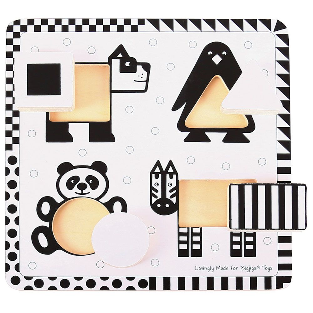 TTS - Black And White Jigsaw Puzzle - 2pcs