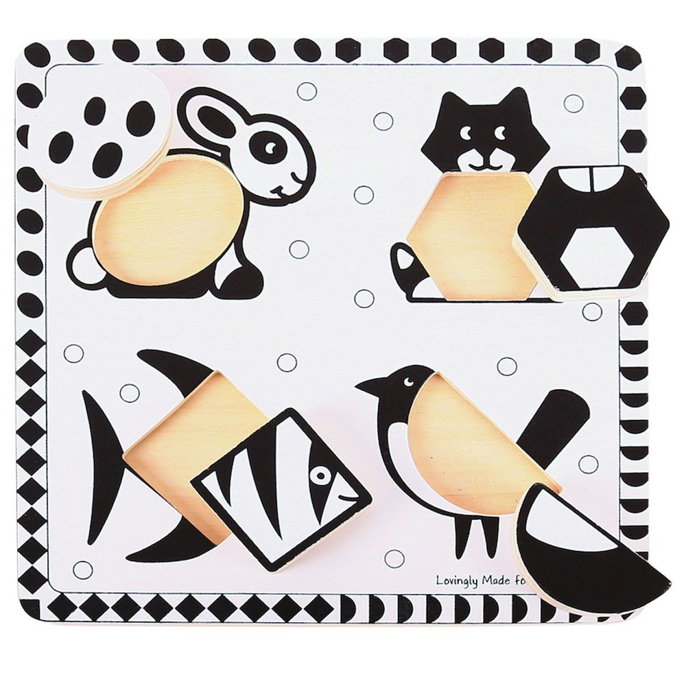 TTS - Black And White Jigsaw Puzzle - 2pcs