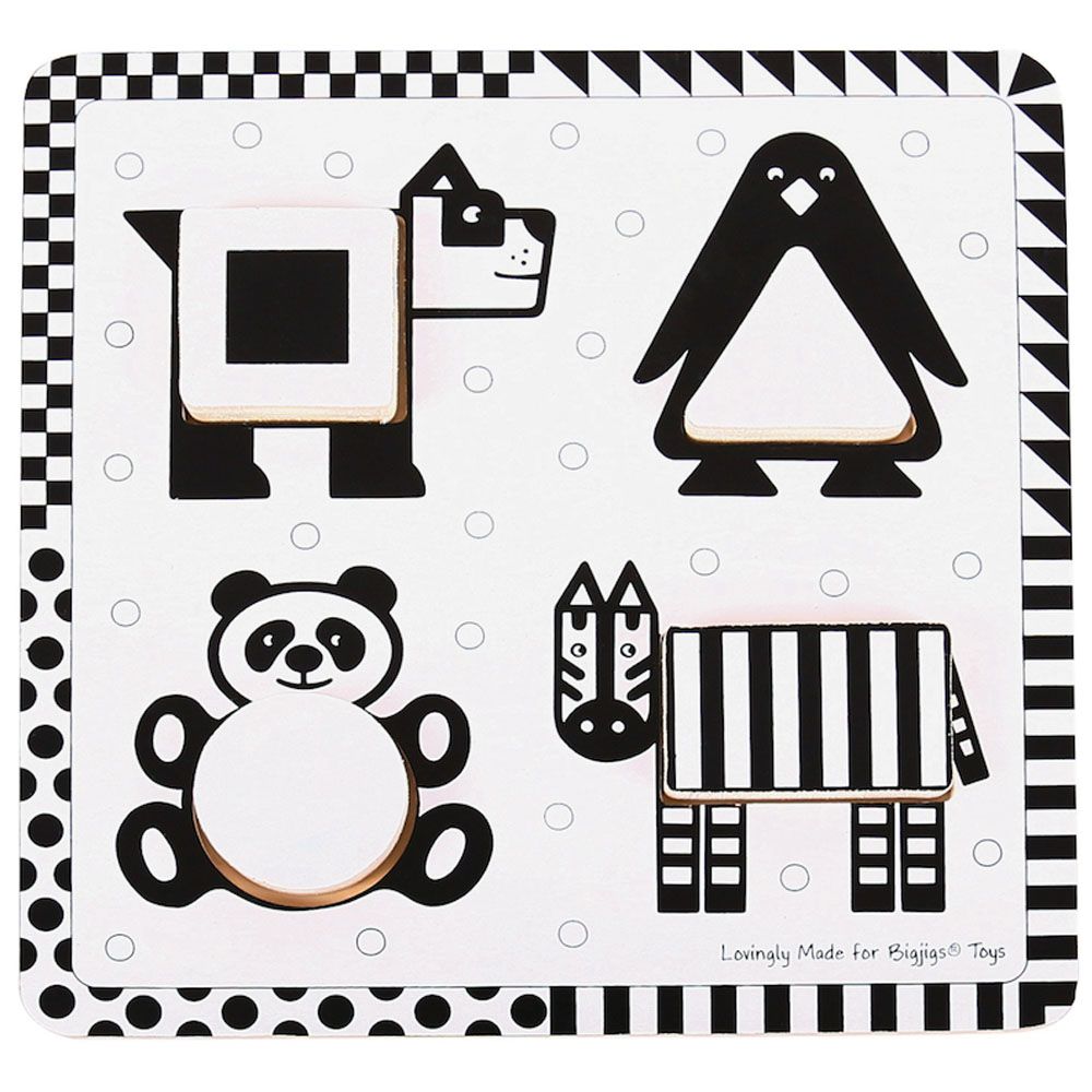 TTS - Black And White Jigsaw Puzzle - 2pcs