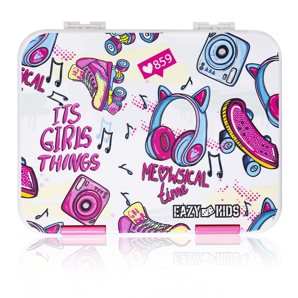 Eazy Kids - Bento Lunch Box w/ Sandwich Cutter Set - Its Girls Things