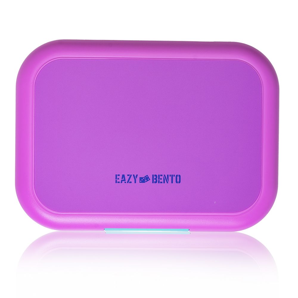 Eazy Kids - 4 Compartment Bento Lunch Box - Mat Pink