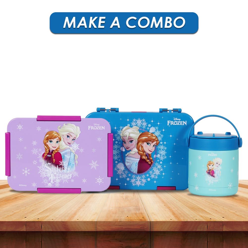 Eazy Kids - Disney Frozen Princess Elsa Insulated Food Jar - Blue - 350ml