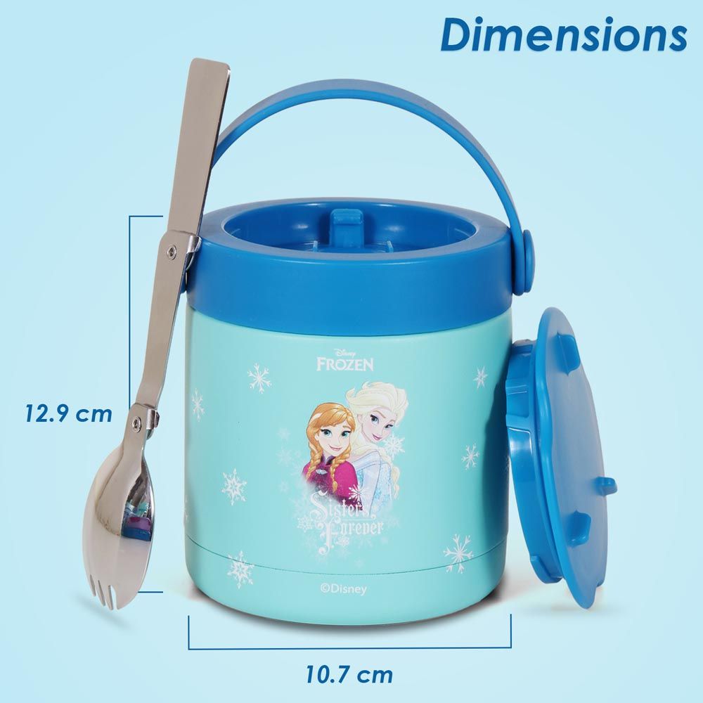 Eazy Kids - Disney Frozen Princess Elsa Insulated Food Jar - Blue - 350ml