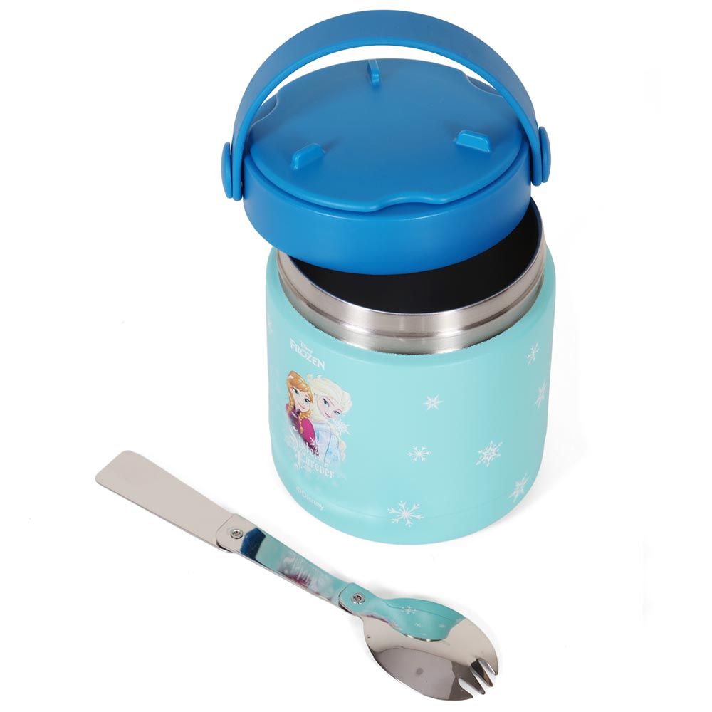 Eazy Kids - Disney Frozen Princess Elsa Insulated Food Jar - Blue - 350ml