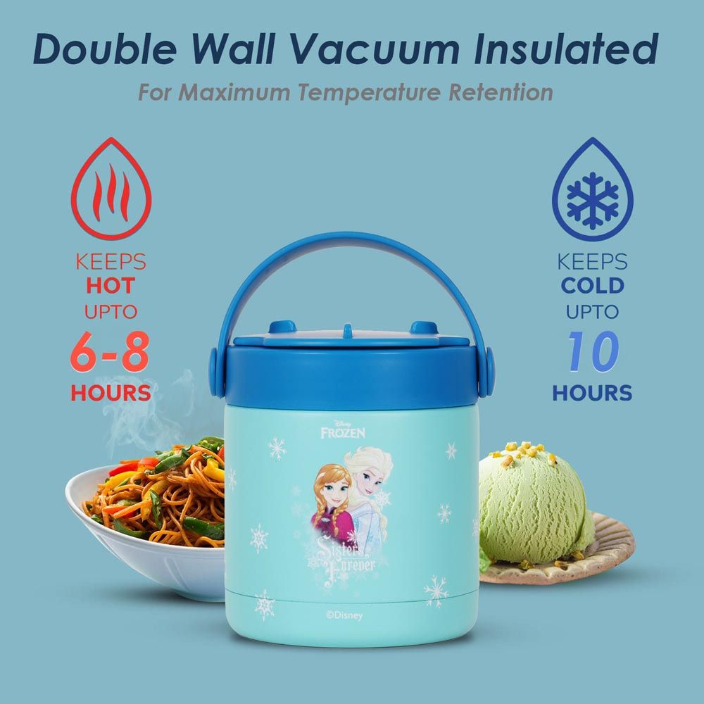 Eazy Kids - Disney Frozen Princess Elsa Insulated Food Jar - Blue - 350ml