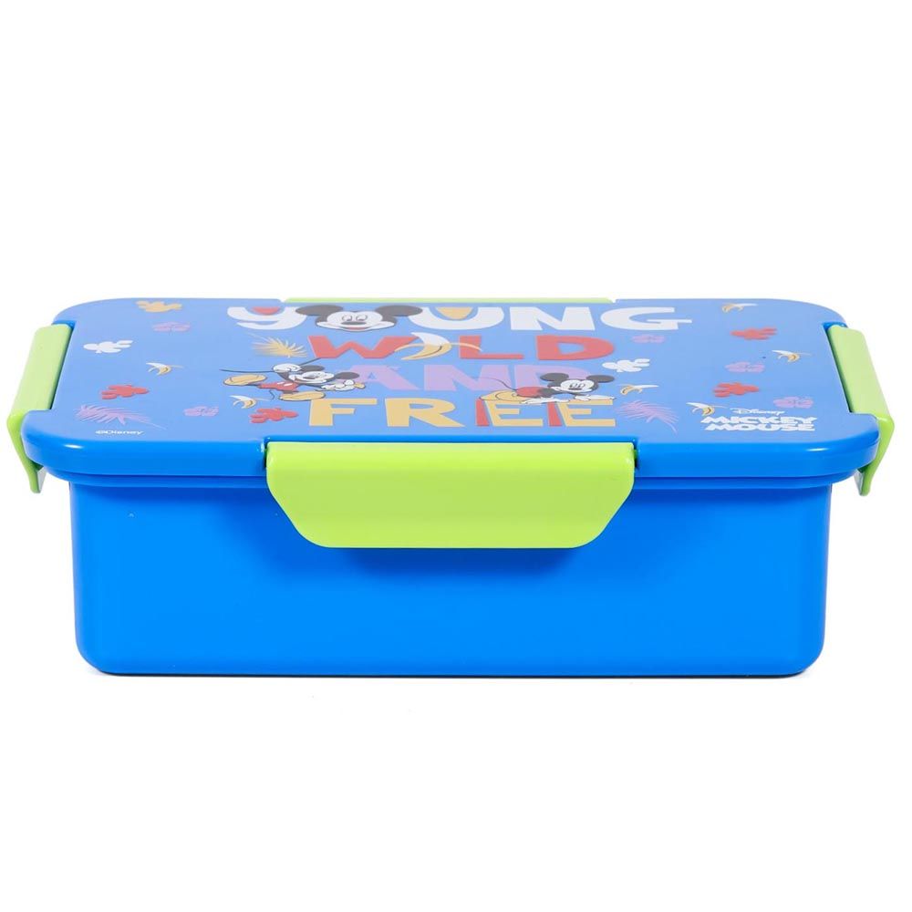 Eazy Kids - Disney Mickey & Friends Bento Lunch Box - Blue - 4 Compartments - 850ml