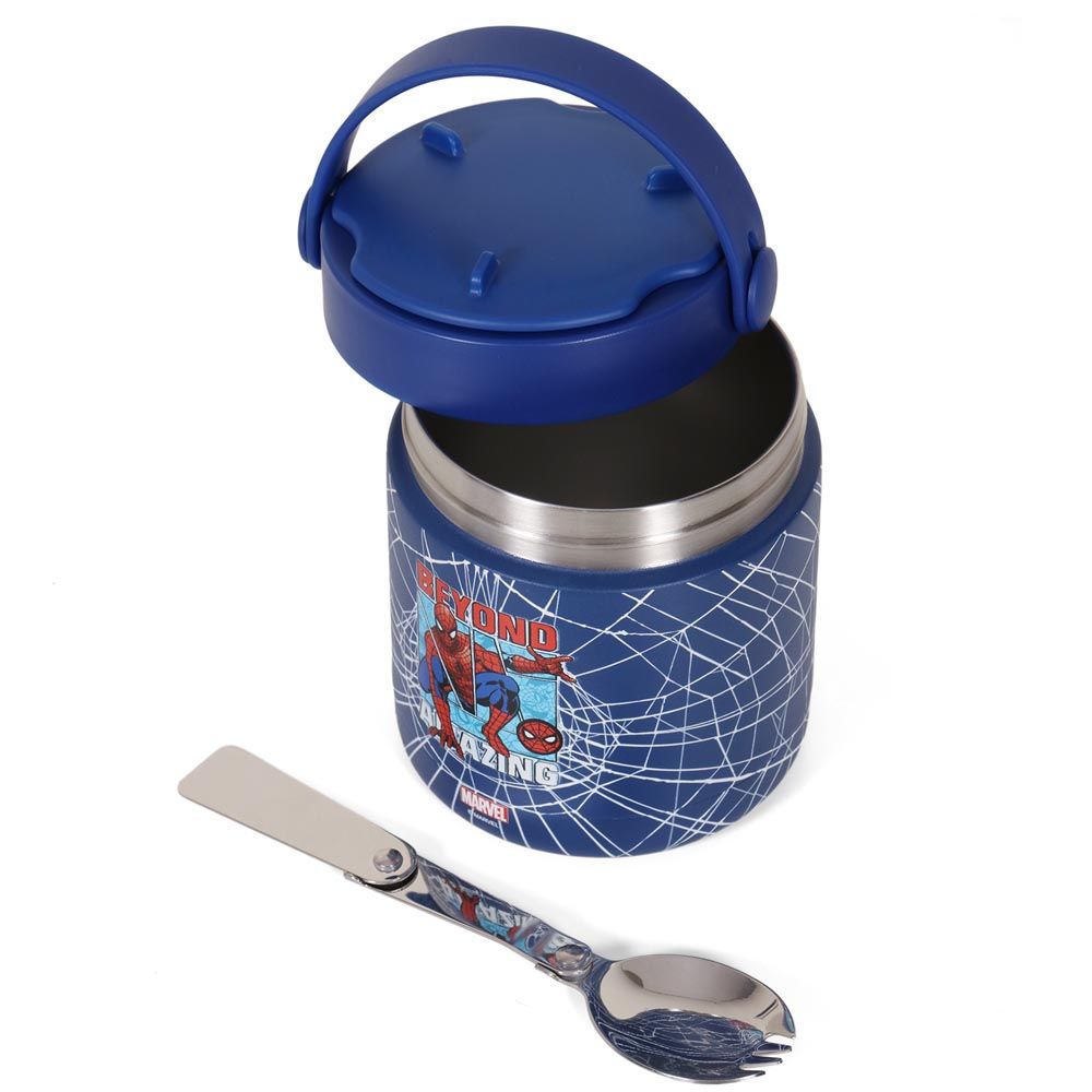 Eazy Kids - Marvel Beyond Amazing Spider-Man Insulated Food Jar - Blue - 350ml