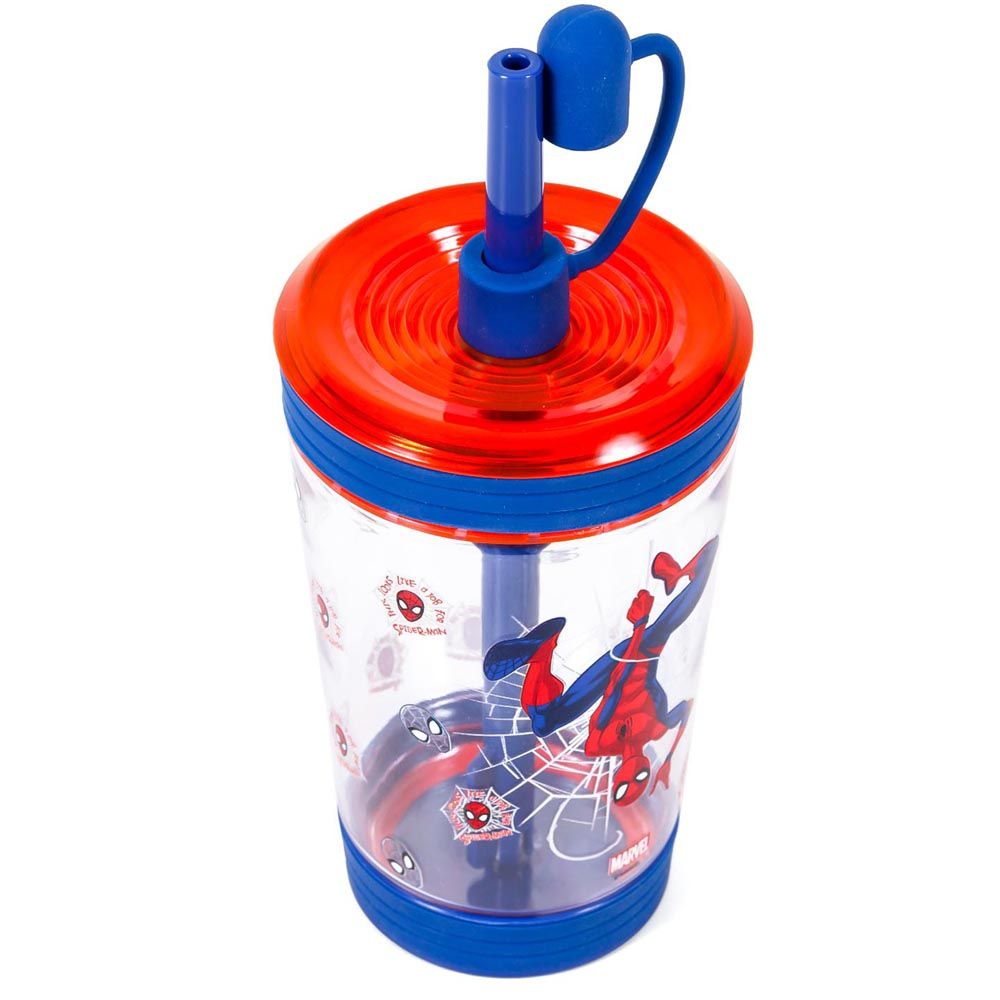 Eazy Kids - Marvel Beyond Amazing Spiderman Water Bottle - Blue - 480ml