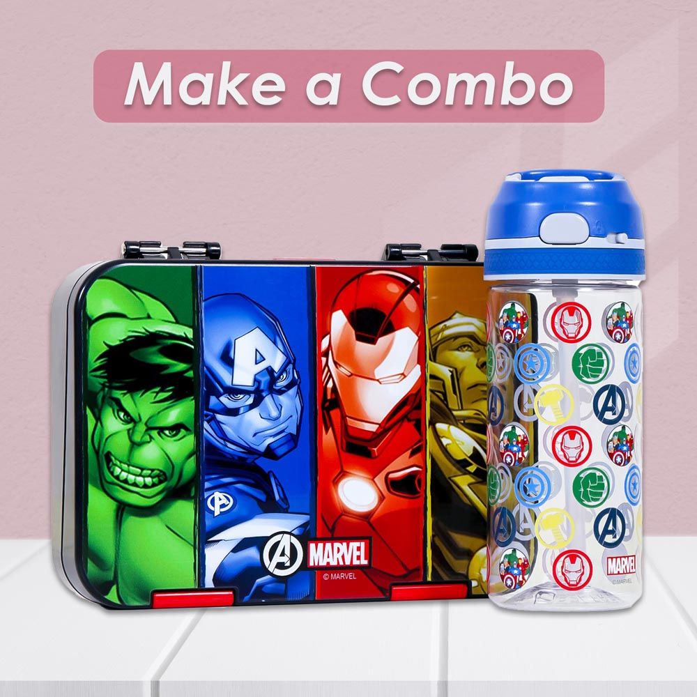 Eazy Kids - Marvel Avengers Tritan Water Bottle - Blue - 420ml