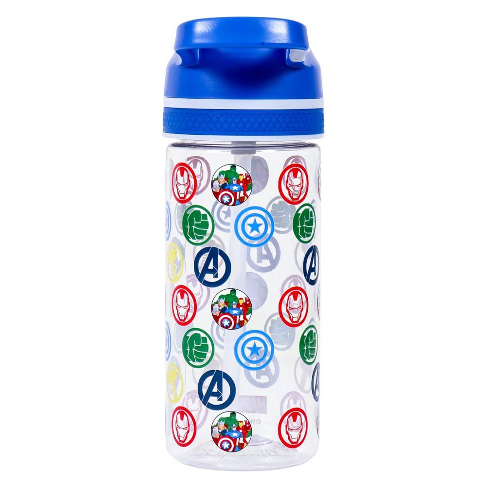 Eazy Kids - Marvel Avengers Tritan Water Bottle - Blue - 420ml