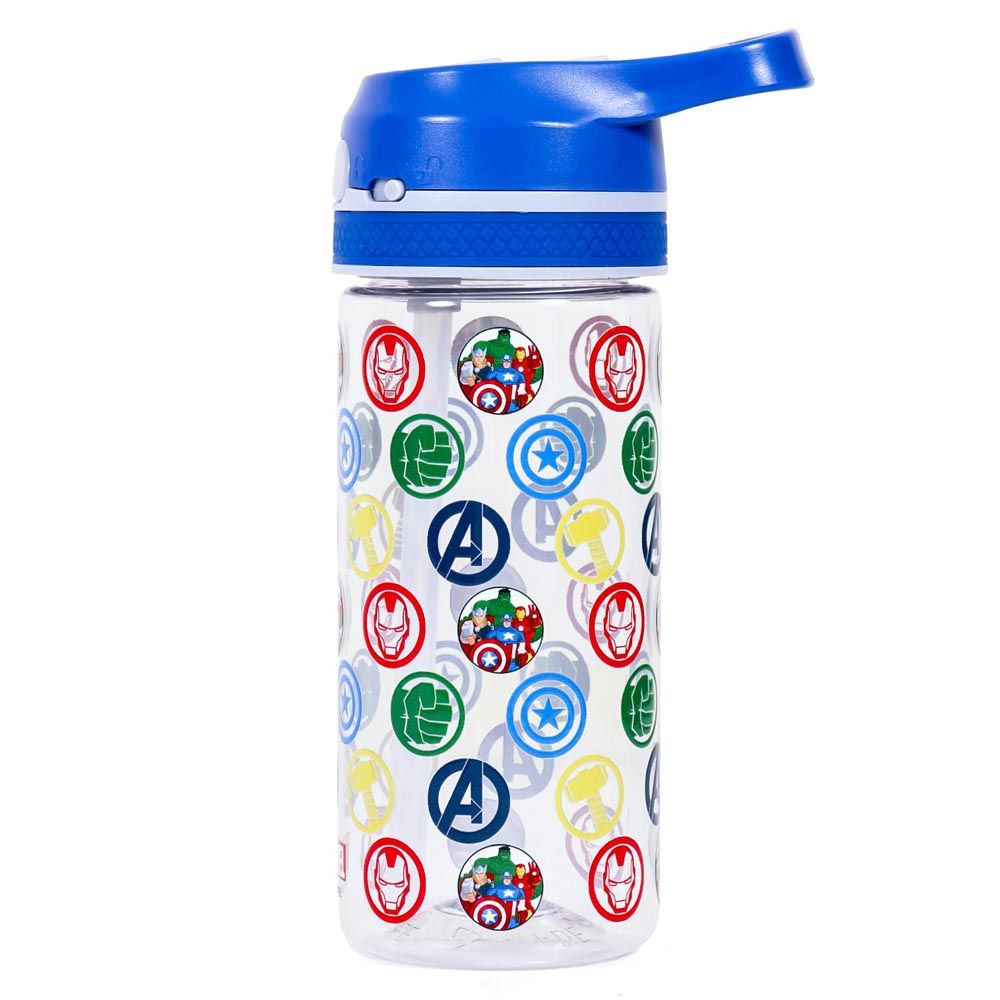 Eazy Kids - Marvel Avengers Tritan Water Bottle - Blue - 420ml