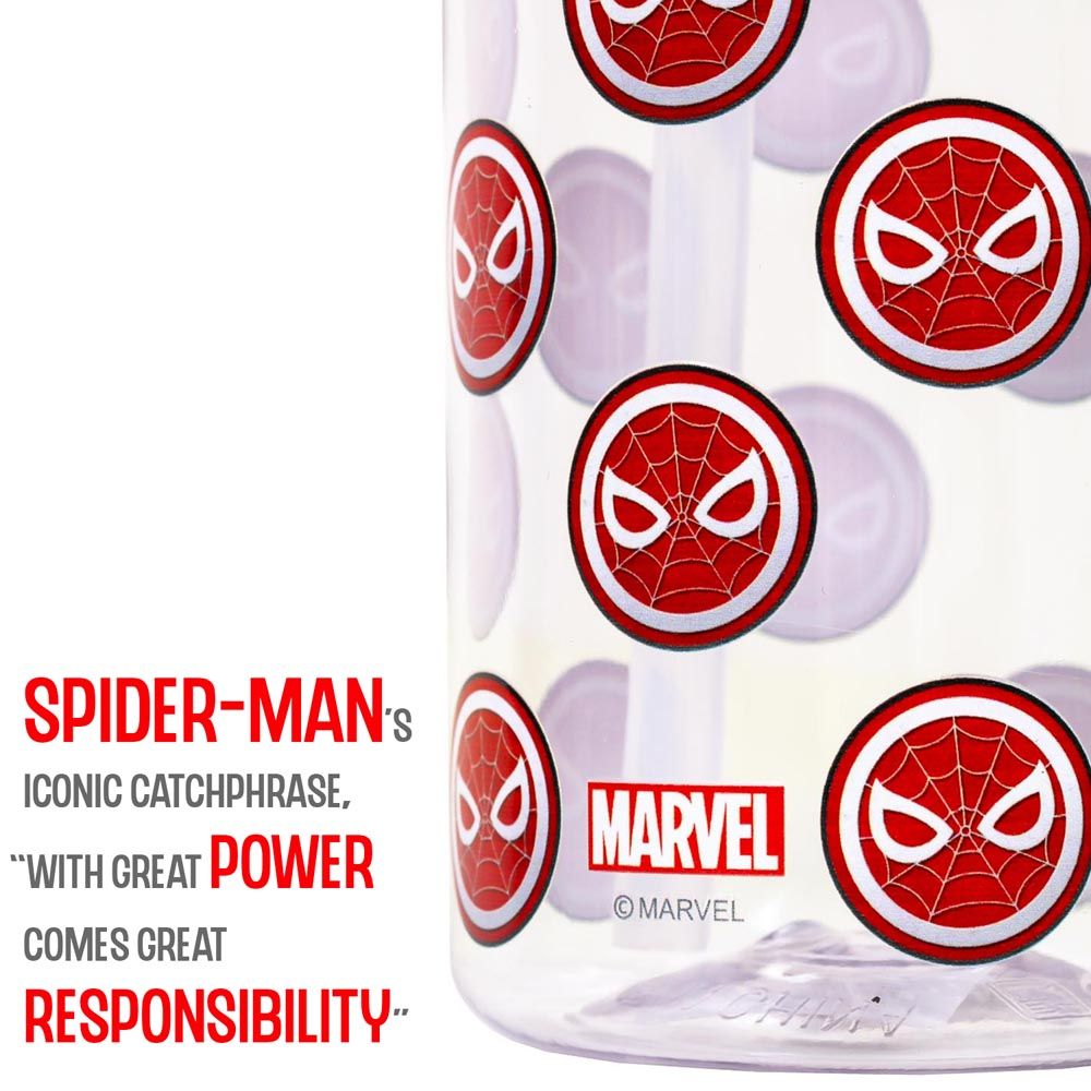 Eazy Kids - Marvel Spiderman Water Bottle w/ Carry Handle - 420ml