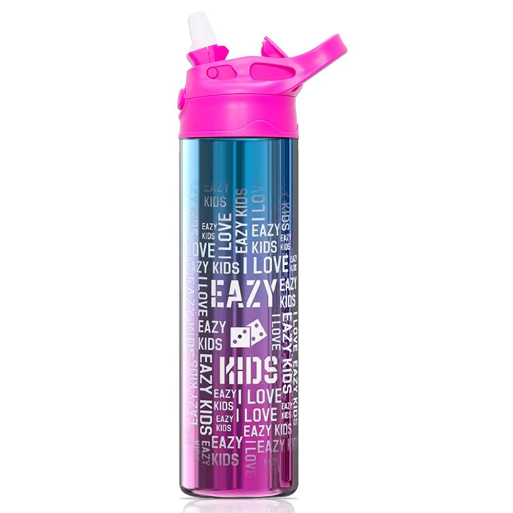 Eazy Kids - Double Wall Stainless Steel Water Bottle - Pink - 530ml