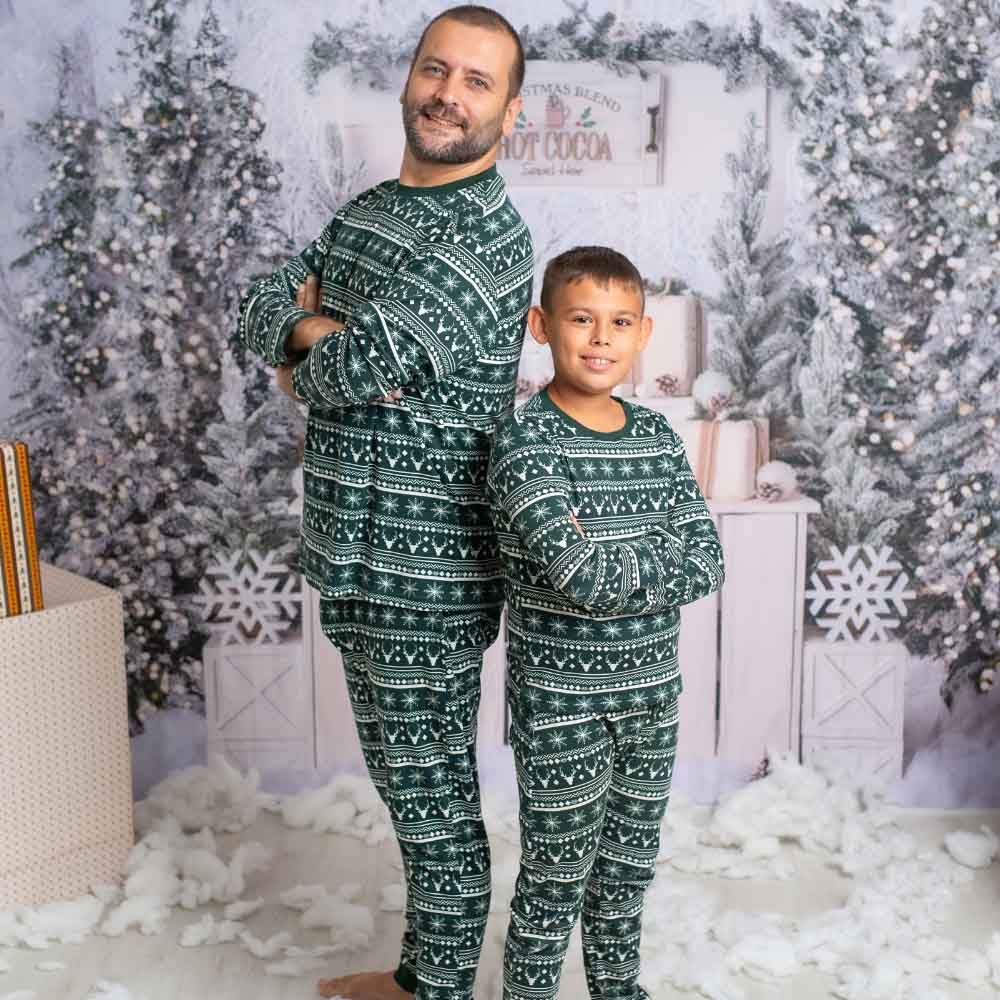 Eleonora Baby Wear - 2pc-Set - Men Christmas Pjs - Forest Biome