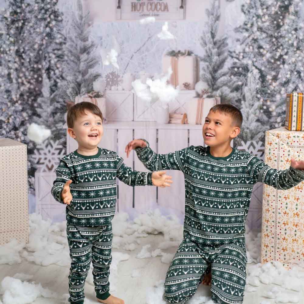 Eleonora Baby Wear - 2pc-Set - Men Christmas Pjs - Forest Biome