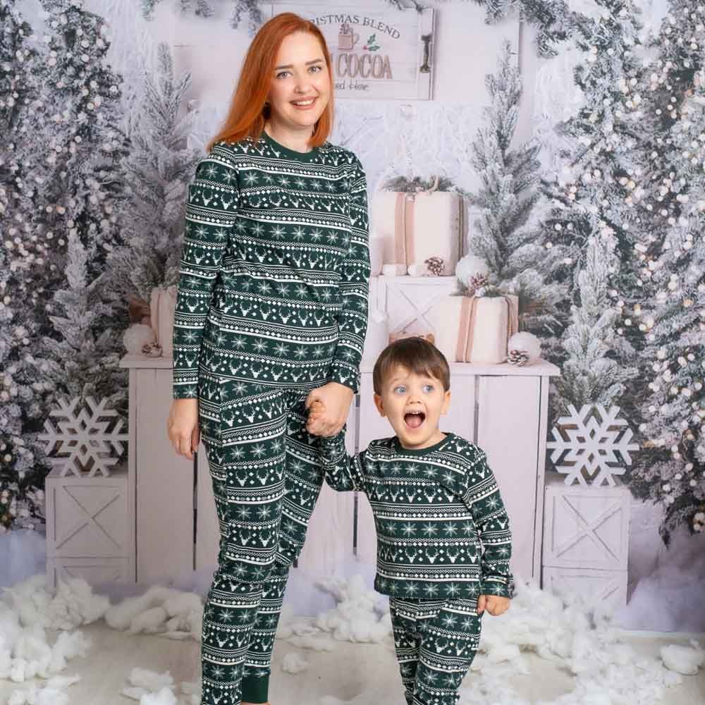 Eleonora Baby Wear - 2pc-Set - Men Christmas Pjs - Forest Biome