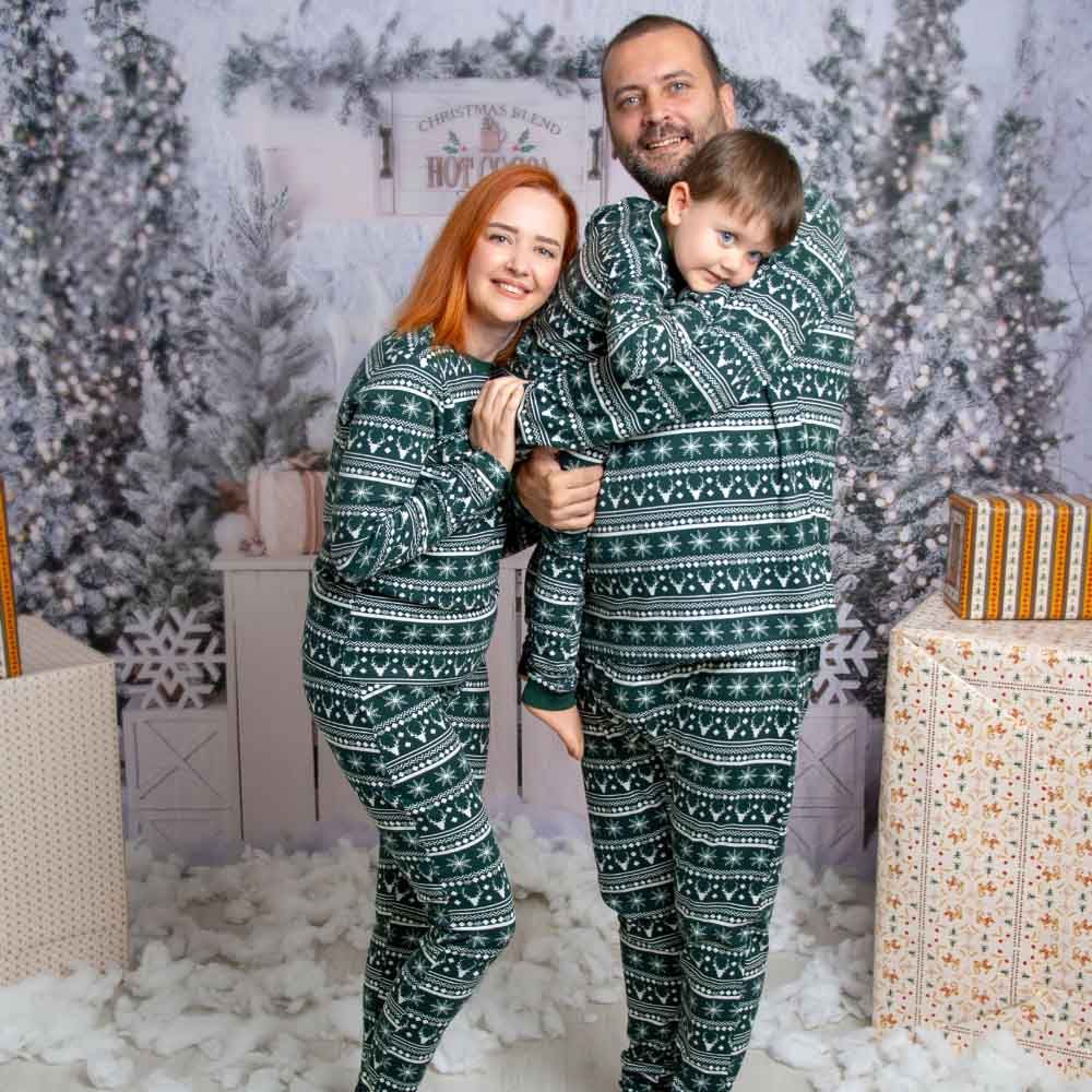 Eleonora Baby Wear - 2pc-Set - Men Christmas Pjs - Forest Biome