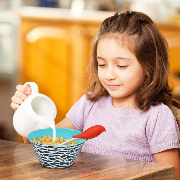 Fred Bird Feed - Bowl And Spoon