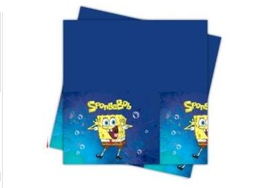 Table Cover - Sponge Bob Blue