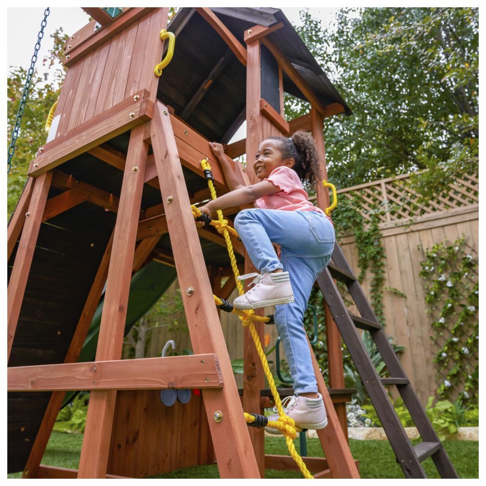 Kidkraft - Raptor Trail Wooden Swing Set