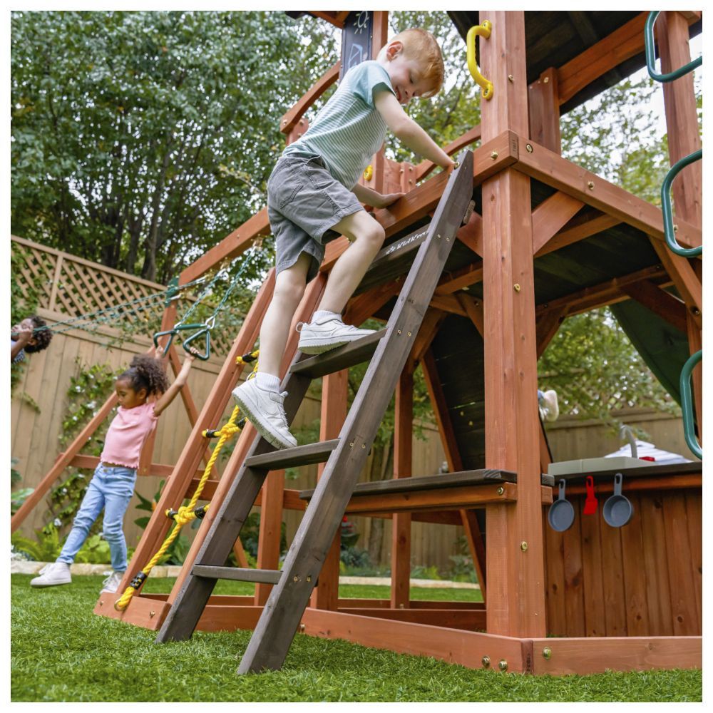 Kidkraft - Raptor Trail Wooden Swing Set