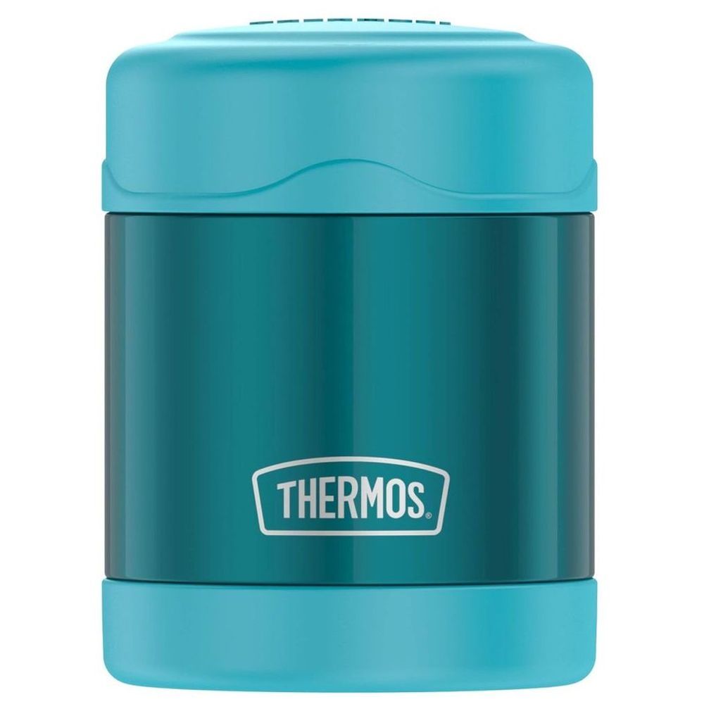 Thermos - Kids Funtainer Stainless Steel Food Jar - Teal Blue - 290 ml