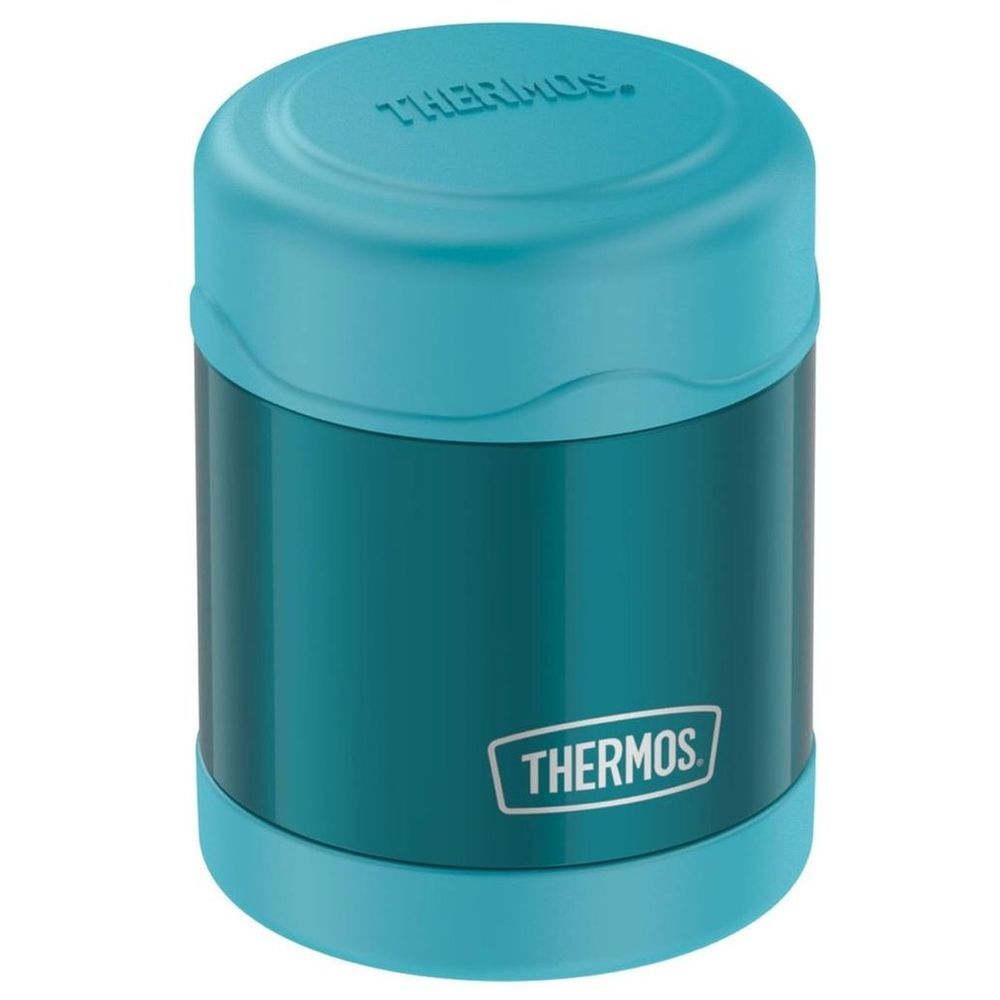 Thermos - Kids Funtainer Stainless Steel Food Jar - Teal Blue - 290 ml