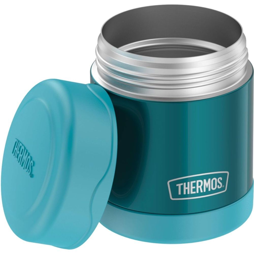 Thermos - Kids Funtainer Stainless Steel Food Jar - Teal Blue - 290 ml