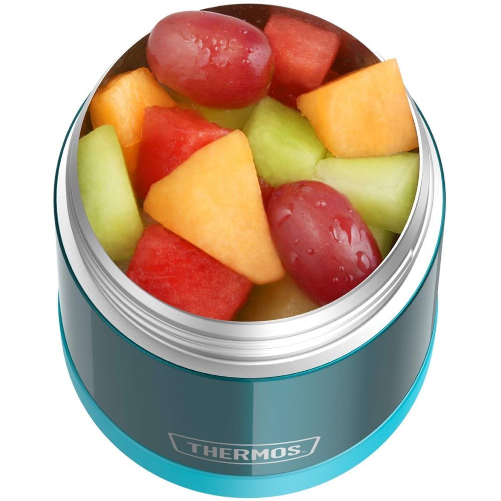 Thermos - Kids Funtainer Stainless Steel Food Jar - Teal Blue - 290 ml