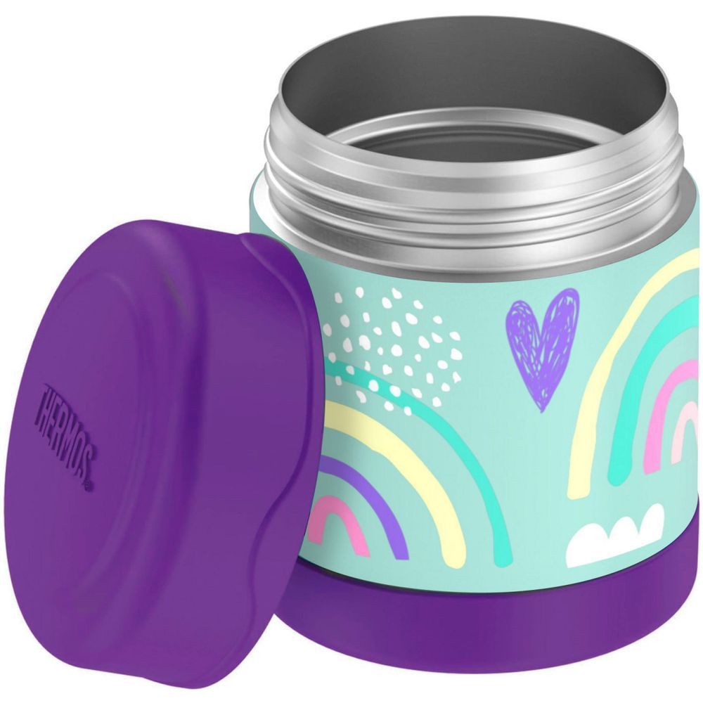 Thermos - Kids Funtainer Stainless Steel Food Jar - Rainbows - 290 ml