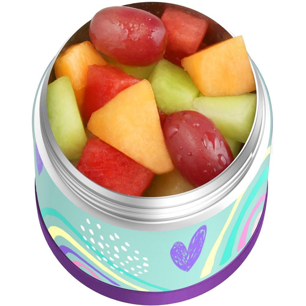 Thermos - Kids Funtainer Stainless Steel Food Jar - Rainbows - 290 ml