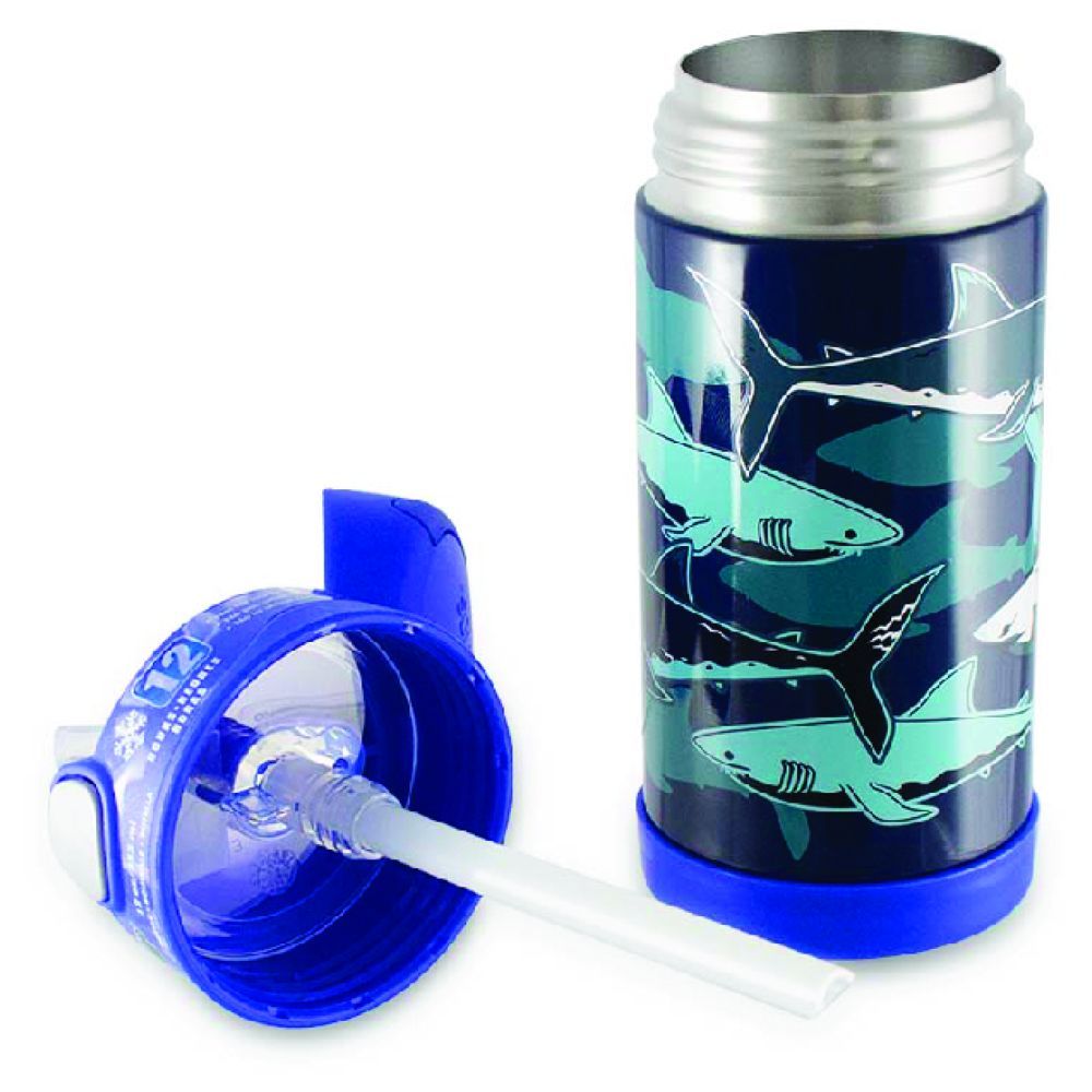 Thermos - Stainless Steel Vaccum Insulated Bottle - Sharks - 355 ml