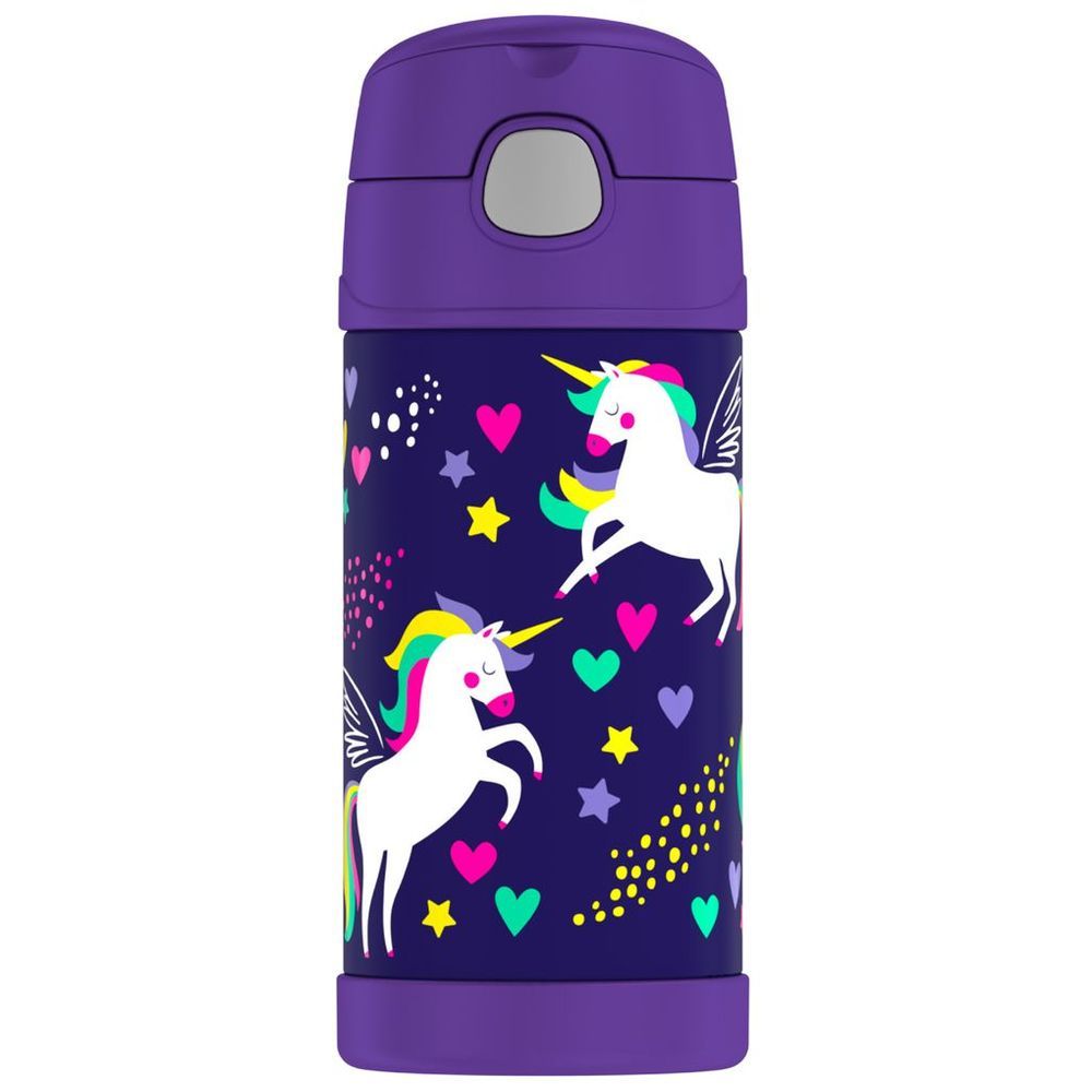 Thermos - Kids Funtainer Stainless Steel Bottle - Unicorn - 355 ml