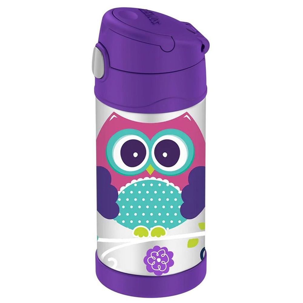 Thermos - Kids Funtainer Stainless Steel Bottle - Owls - 355 ml