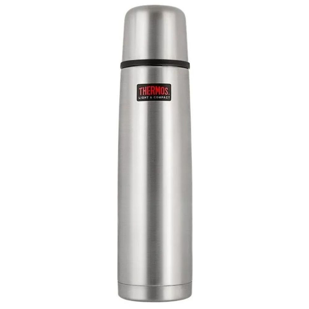 Thermos - Vacuum Insulated Thermal Flask - Silver - 1000 ml