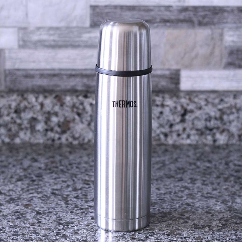 Thermos - Vacuum Insulated Thermal Flask - Silver - 350 ml