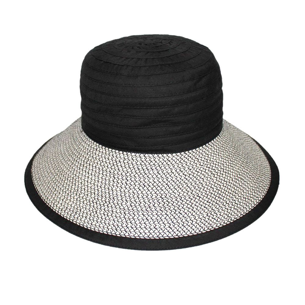 House of Ord - Audrey Classic Hat - Black/White - 58cm