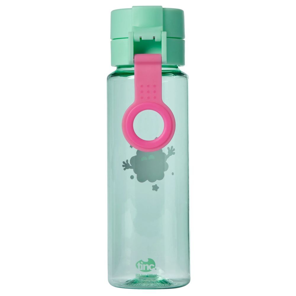 Tinc - Mintee Flip And Clip Bottle - Green/Pink - 500 ml