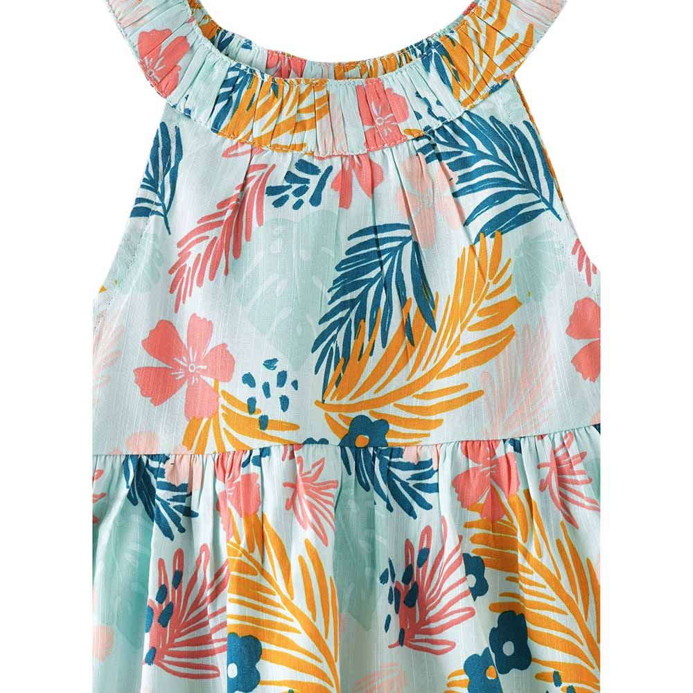 Jelliene - Sunny Sprout Girls Flowy Viscose Dress