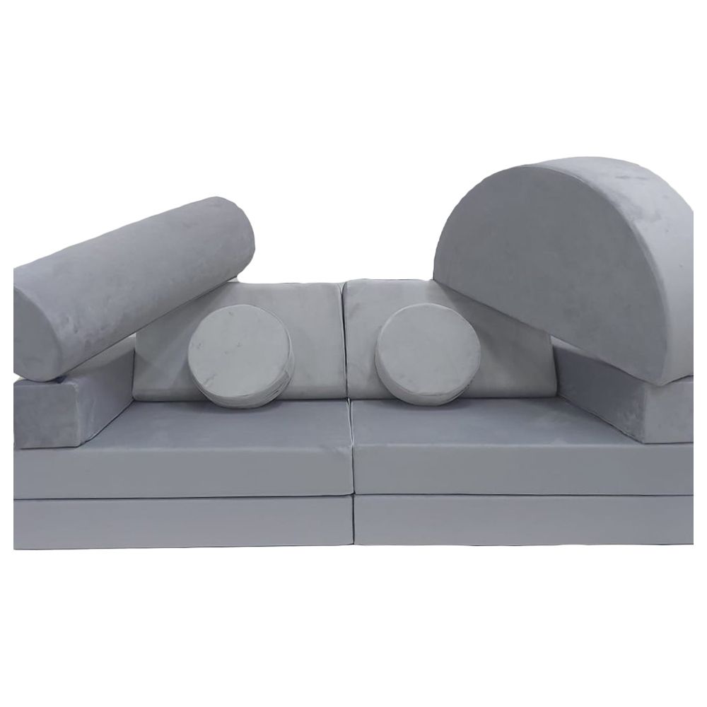 Fudgee Kids - Fun Bundle Play Cushions - Grey - 12pcs