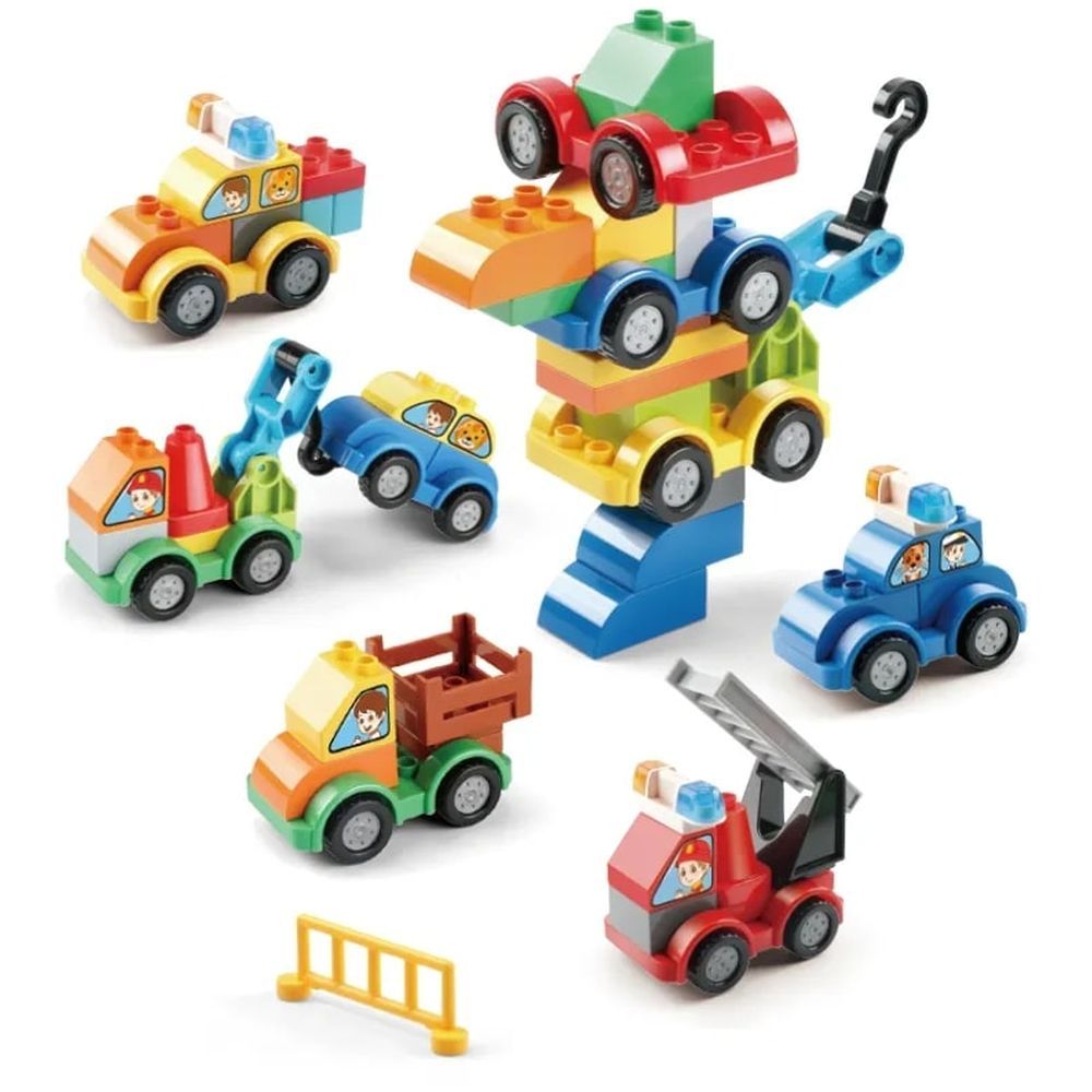 Feelo - Set of Cars Building Blocks Set - 105 Pcs