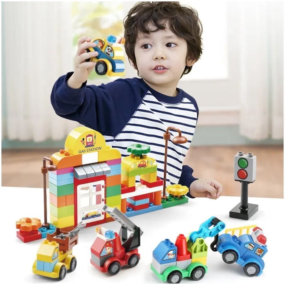 Feelo - Set of Cars Building Blocks Set - 105 Pcs