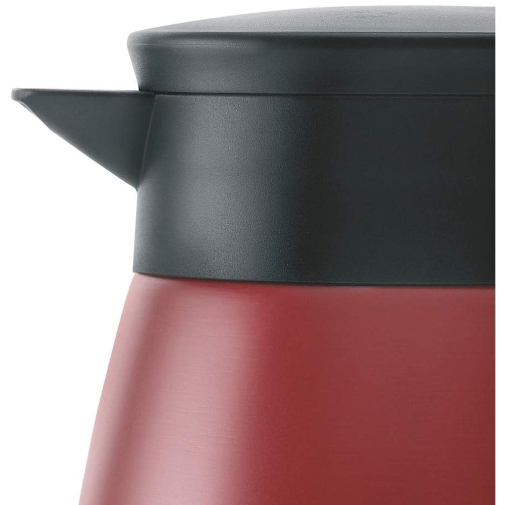 Borosil - Vacuum Insulated Stainless Steel Teapot - Red - 1 L